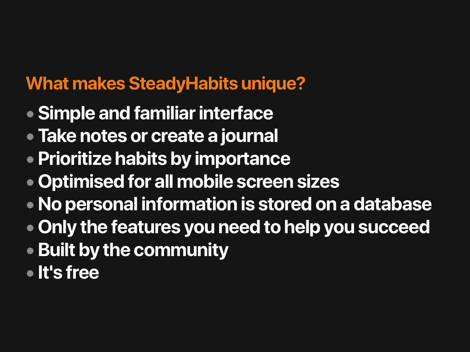 Steady Habit Image