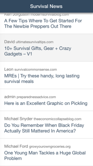 Survival News: daily resources at your service!