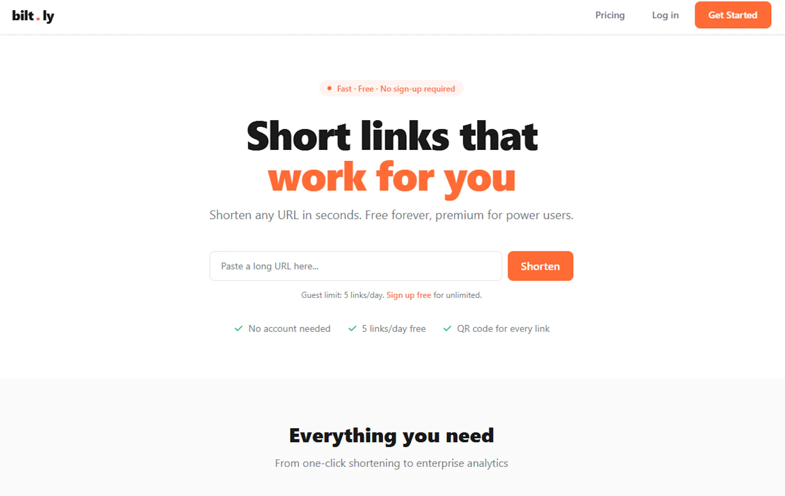 bilt.ly — Fast, Free URL Shortener screenshot 3
