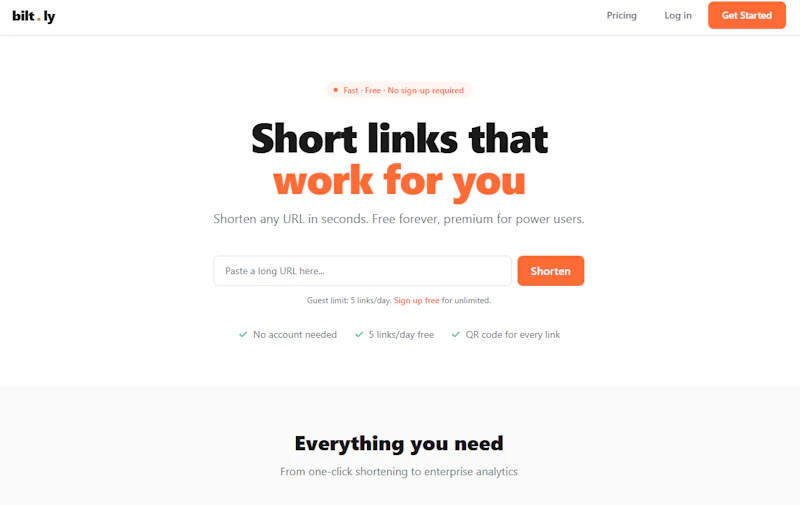 bilt.ly — Fast, Free URL Shortener screenshot 3