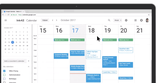 New Google Calendar 📆
