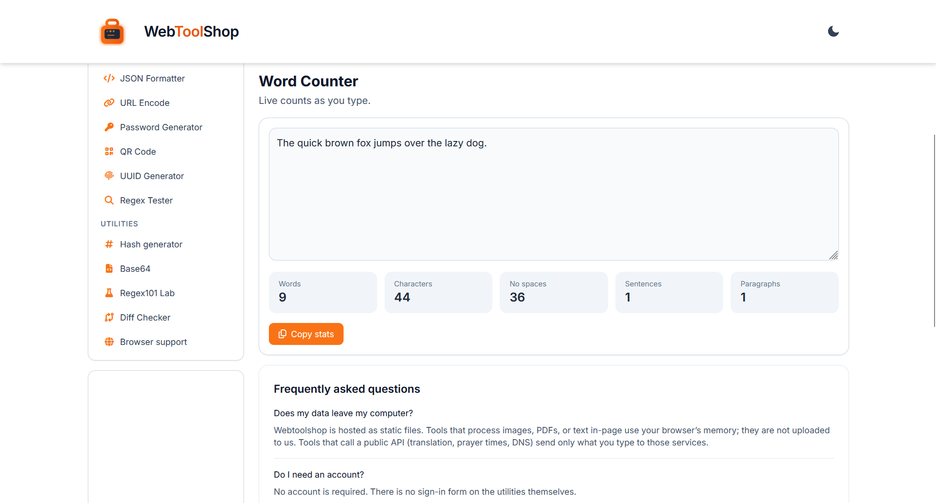 Webtoolshop gallery image