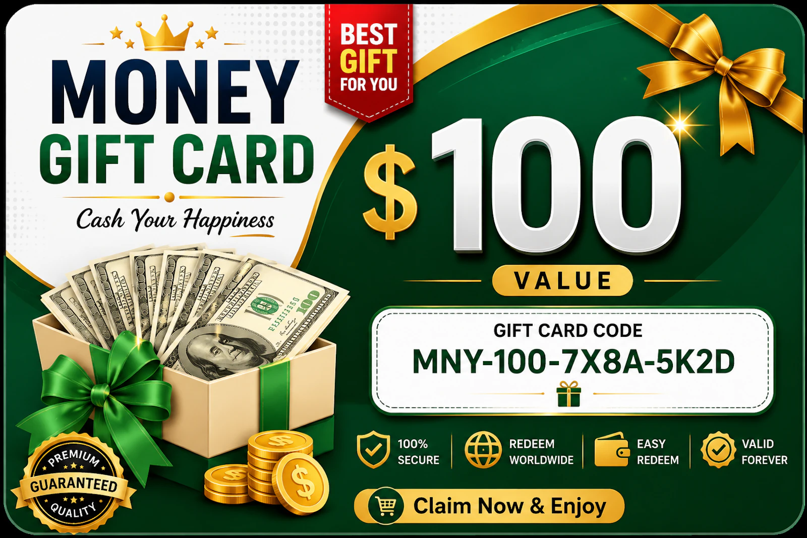 Claim gift card screenshot 3