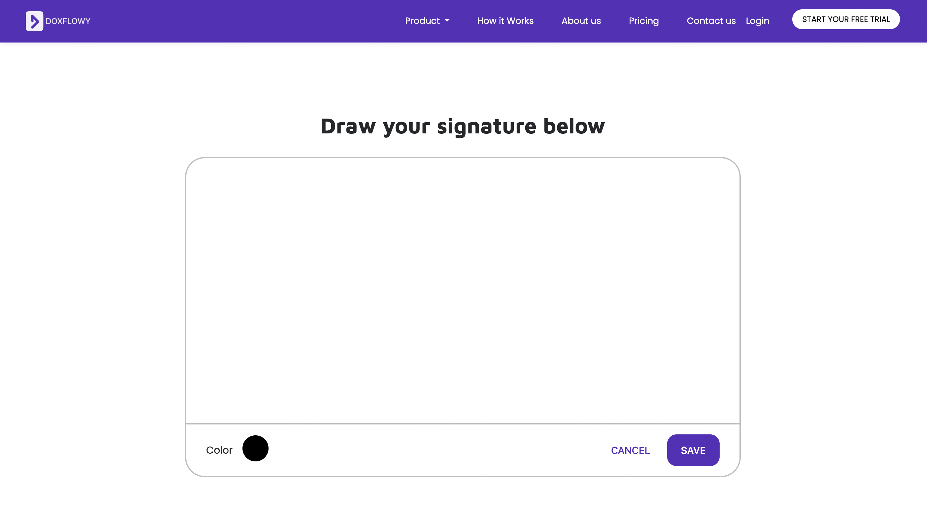 Doxflowy Free Online Signature Generator gallery image
