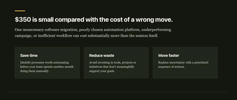 Digital Growth & Automation Session screenshot 5