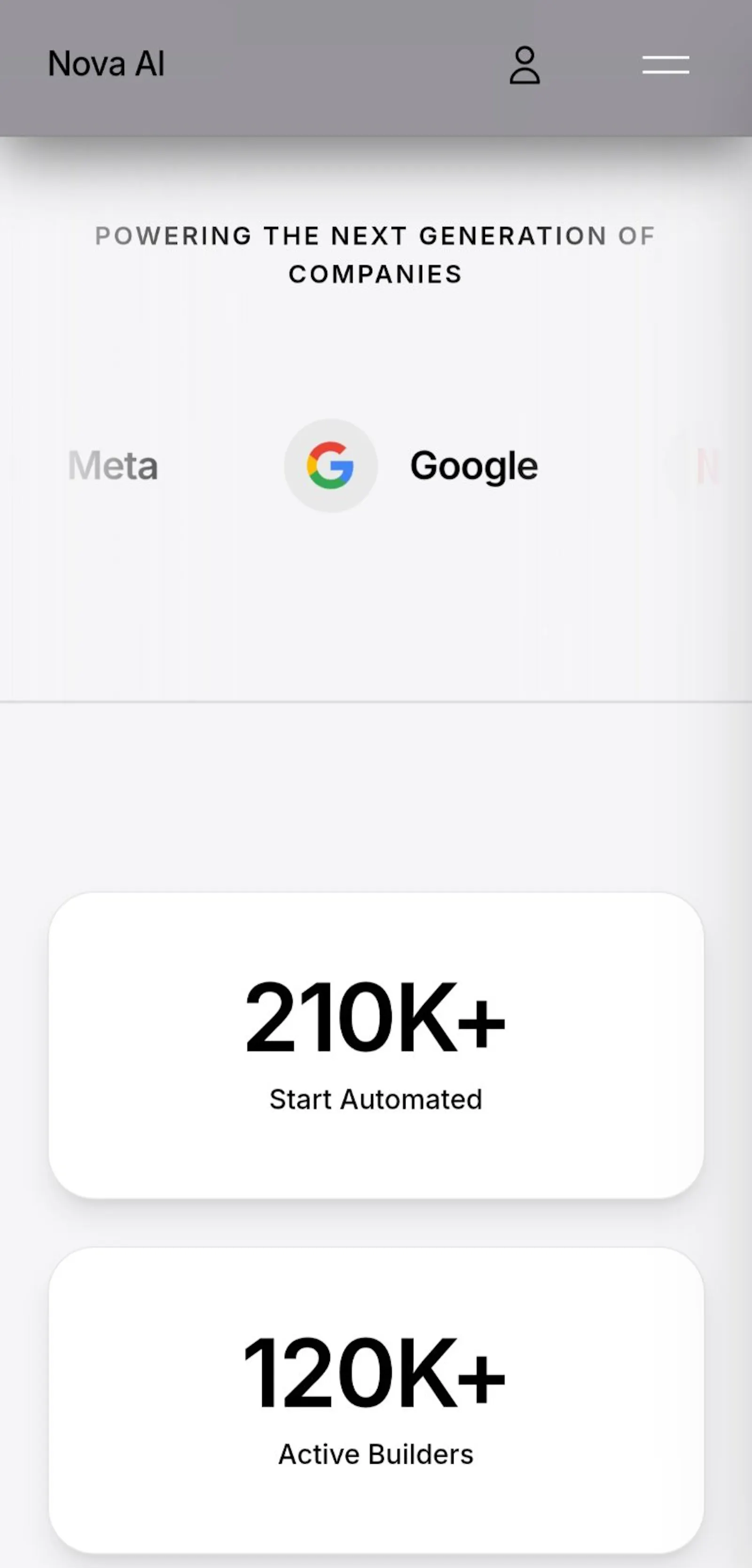 Nova AI screenshot 2