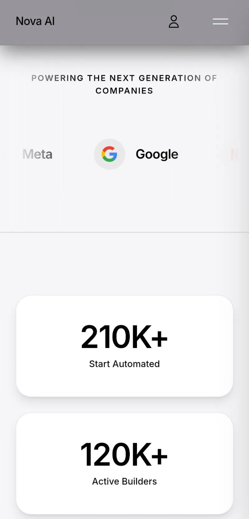 Nova AI screenshot 2