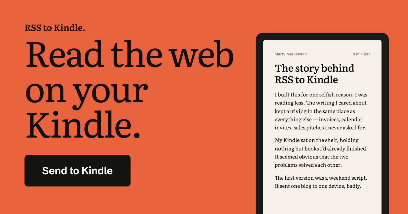 RSS to Kindle  screenshot 2