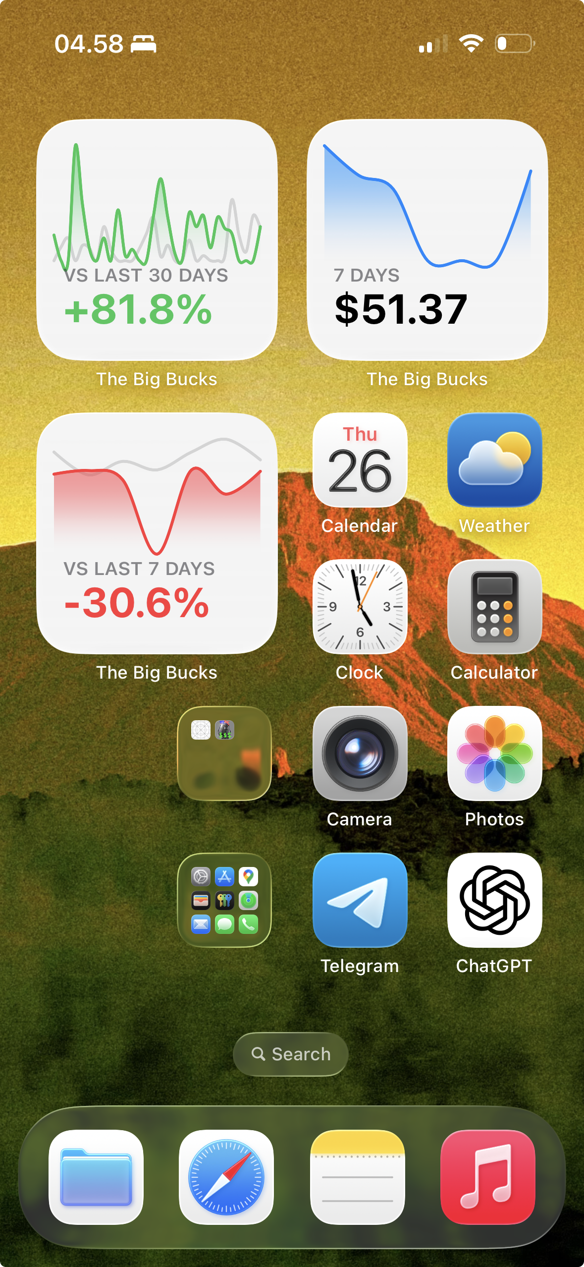 Mídia 5 de O grande dinheiro - Lindos widgets para App Store Connect
