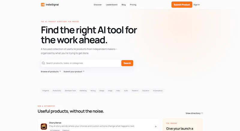 IndieSignal screenshot 1