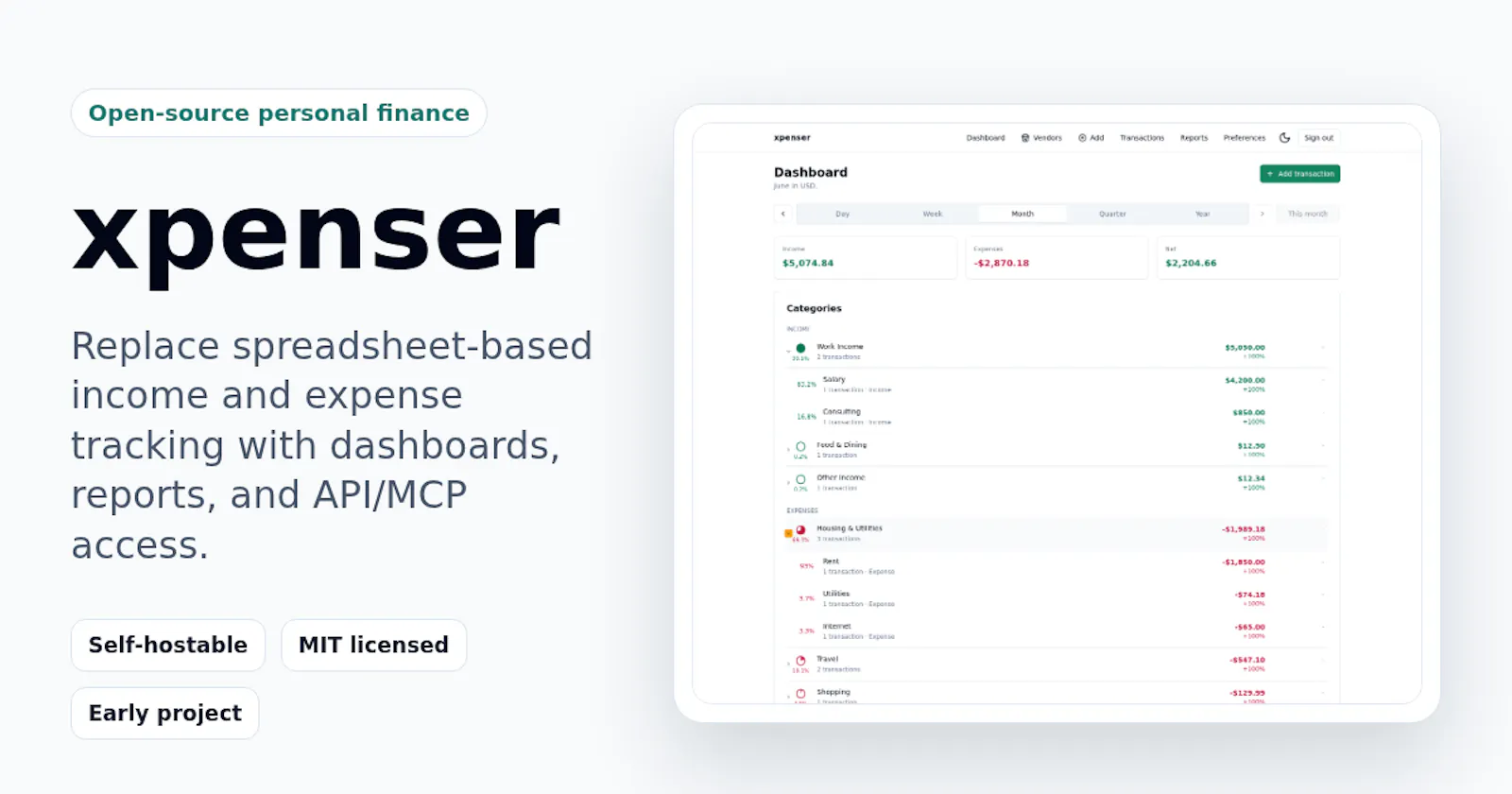 xpenser screenshot 1