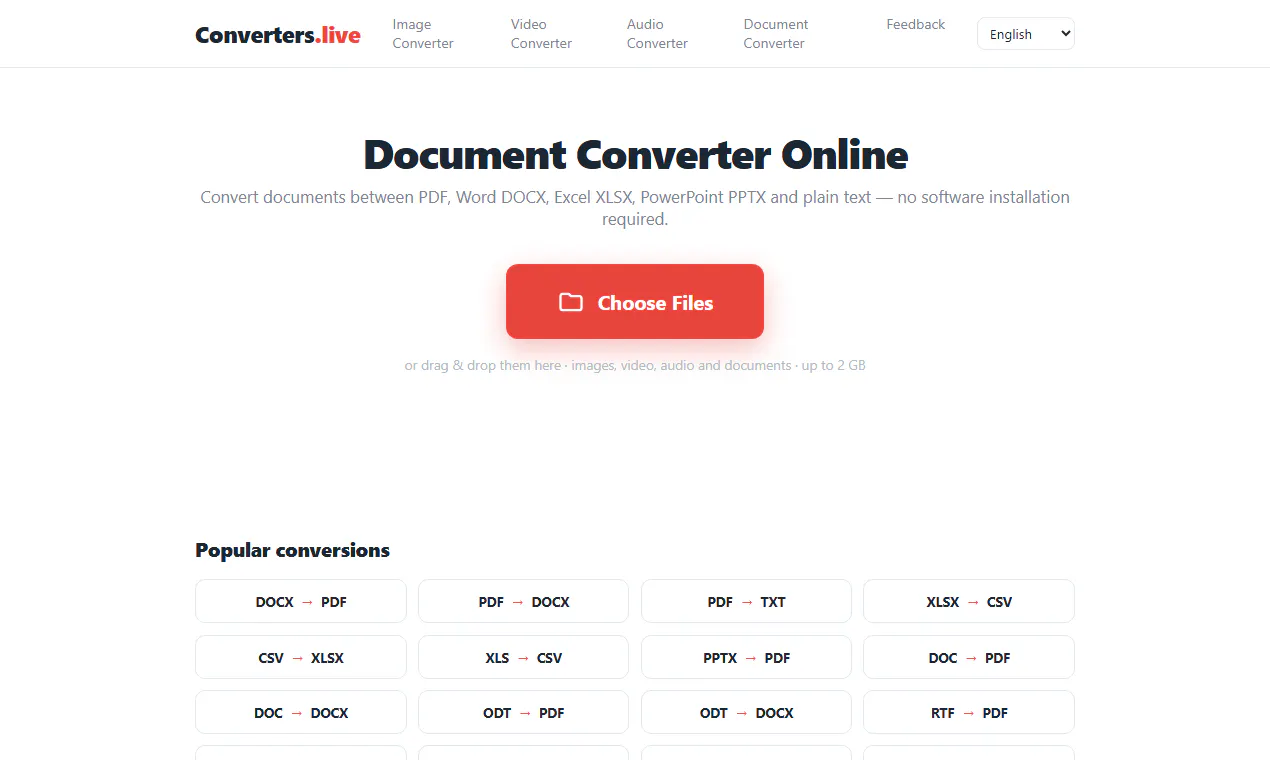 Converters.live gallery image