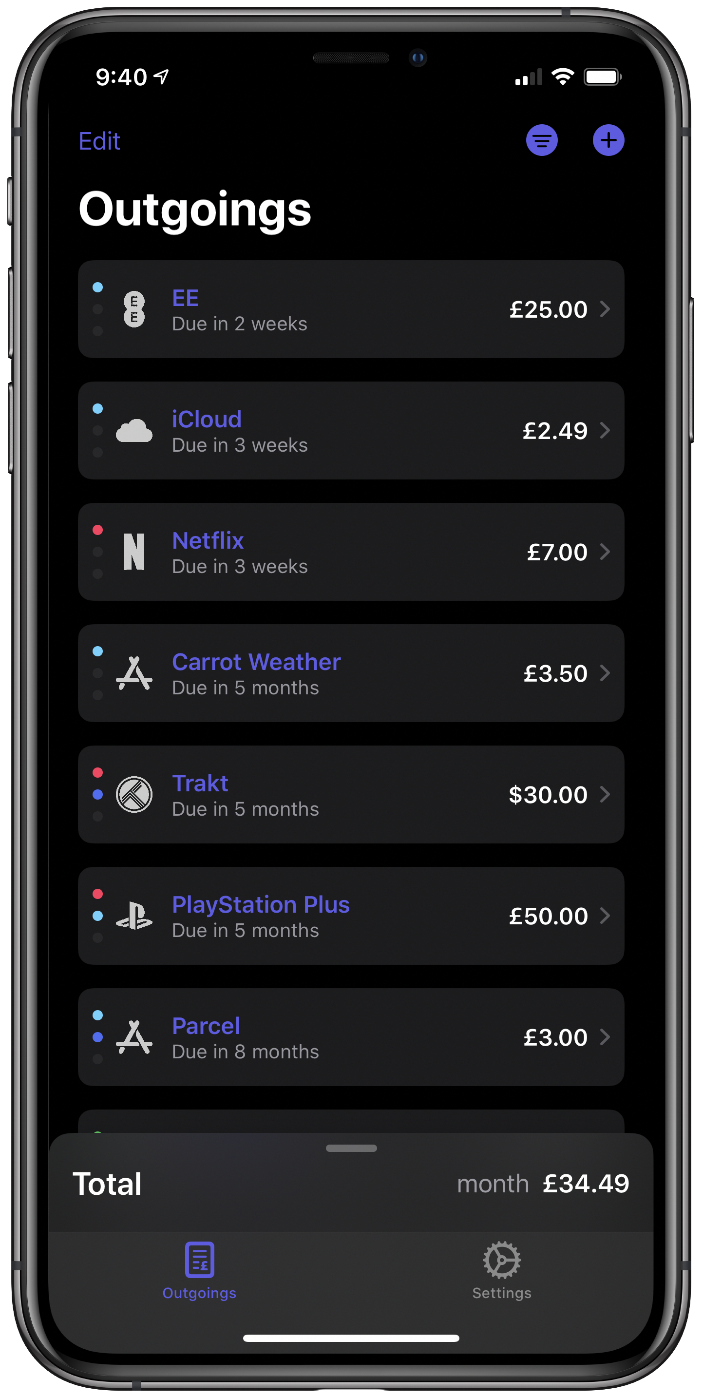 Outgoings gallery image