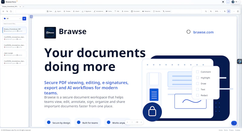Brawse Docs screenshot 1