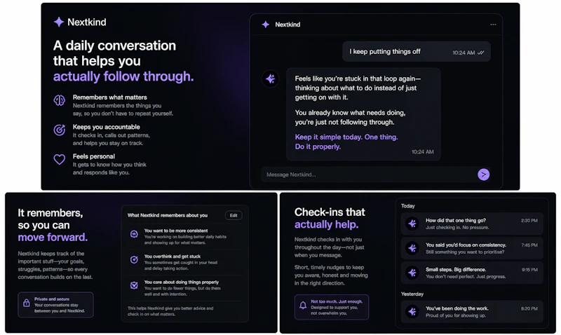 NEXTKIND screenshot 1