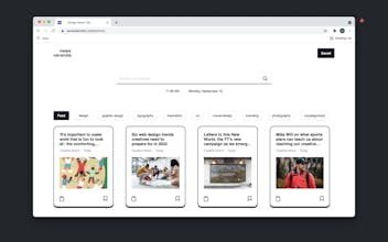 Design News Tab for Chrome gallery image