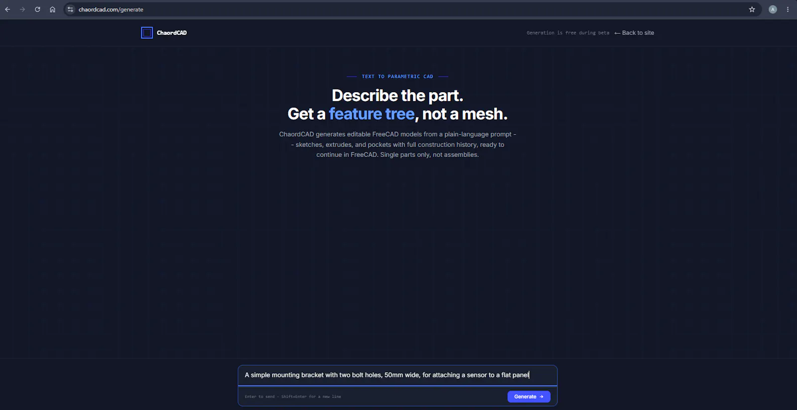 ChaordCAD screenshot 3
