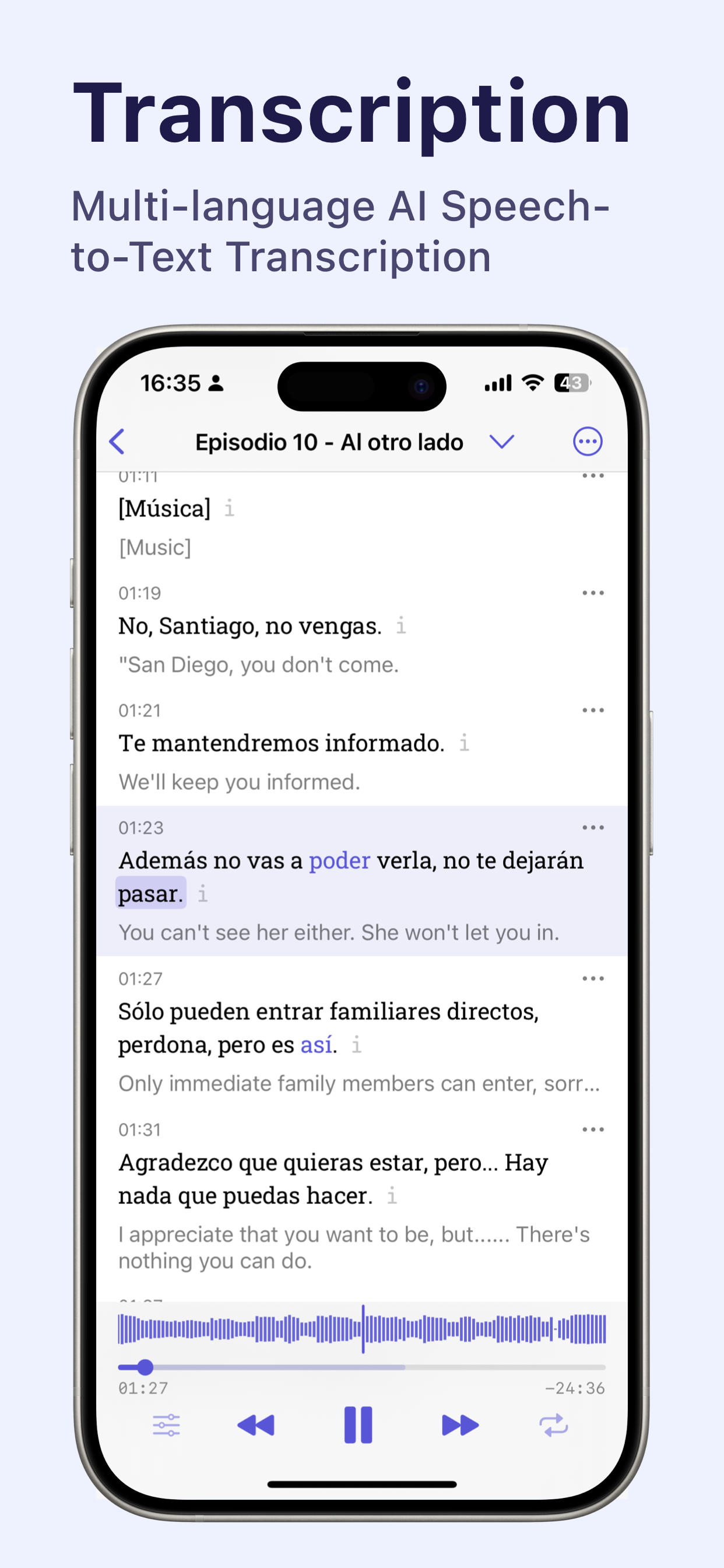 Aisten - Podcast Transcription gallery image