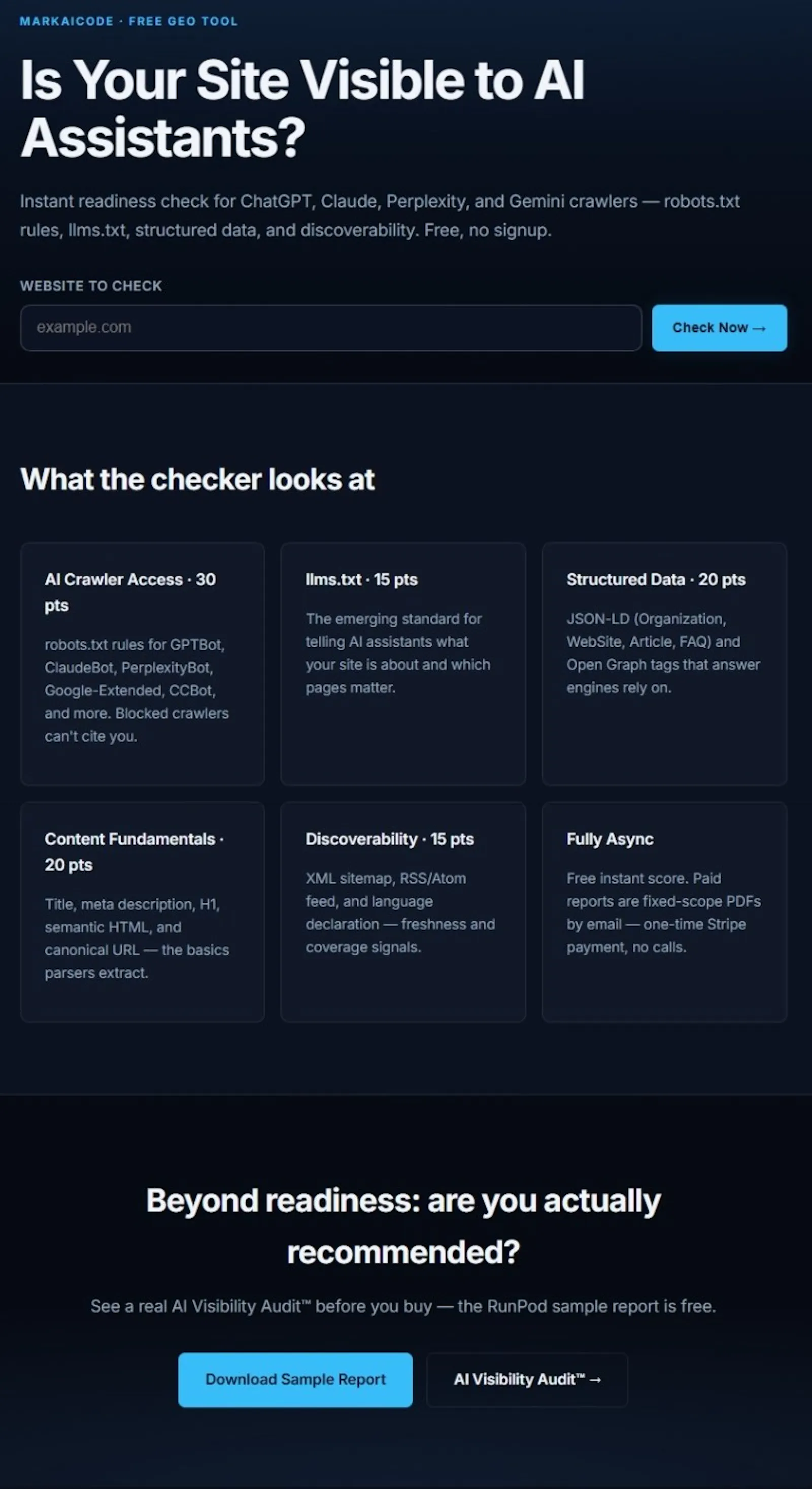 Markaicode screenshot 1
