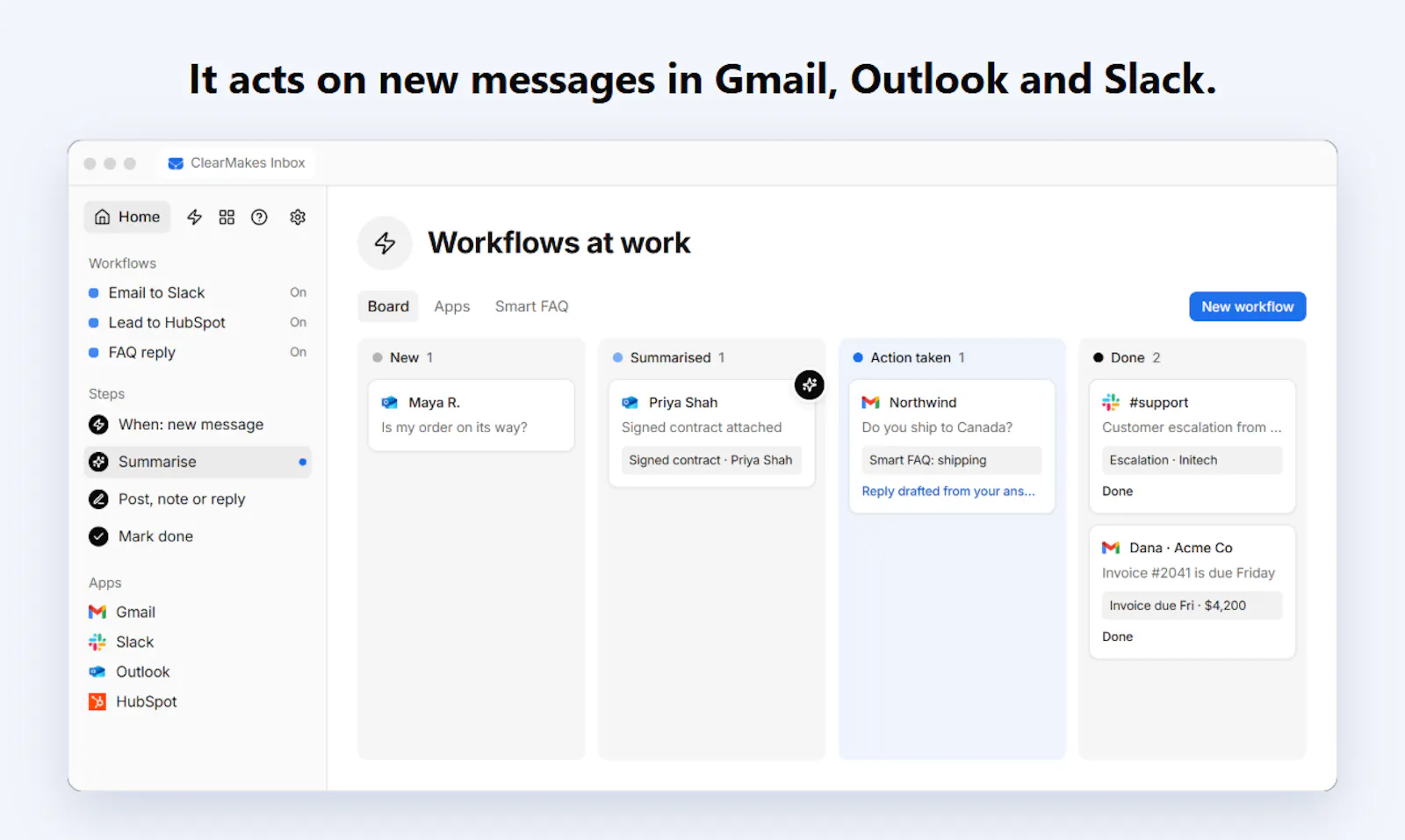 ClearMakes Inbox screenshot 4