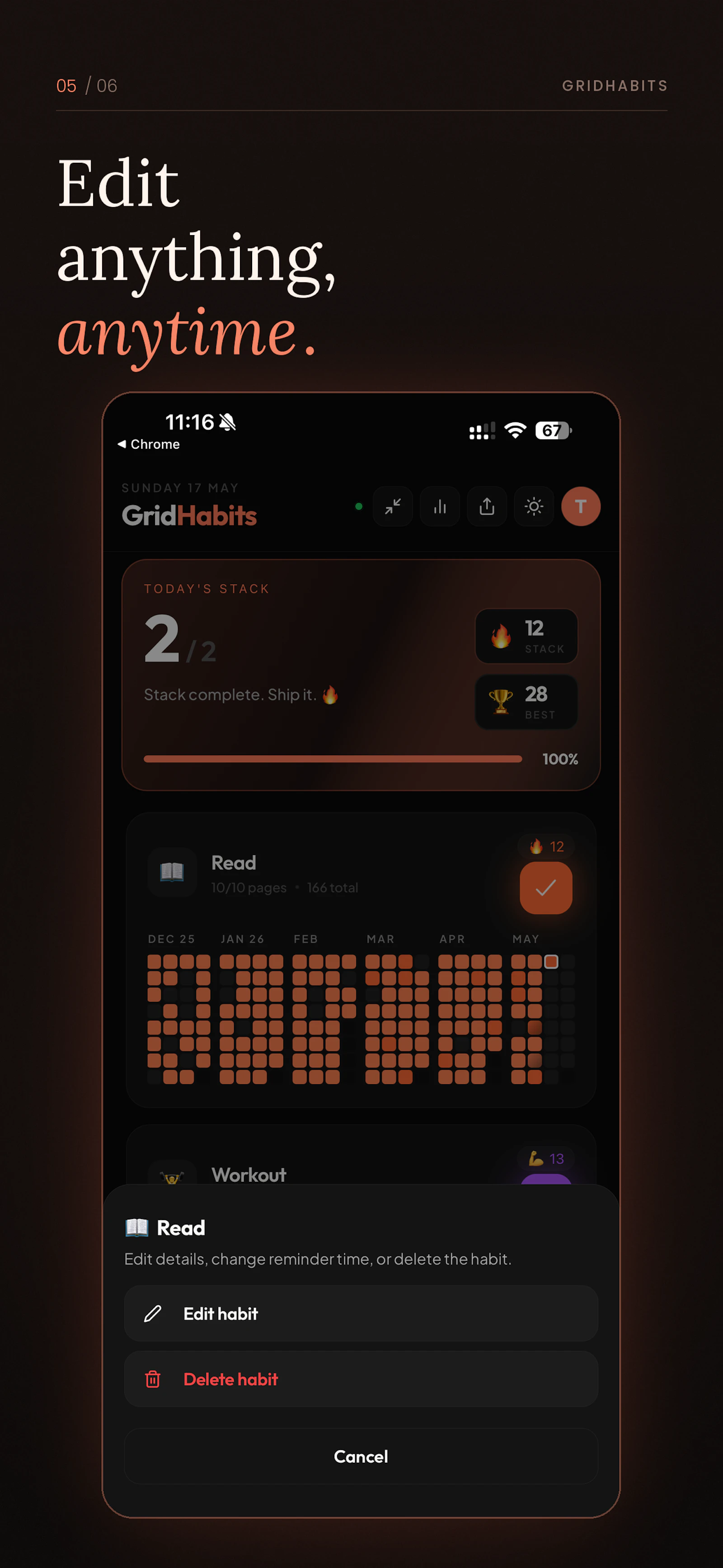 GridHabits screenshot 6