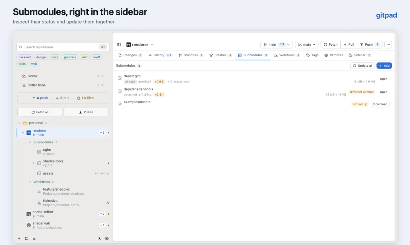Gitpad screenshot 5