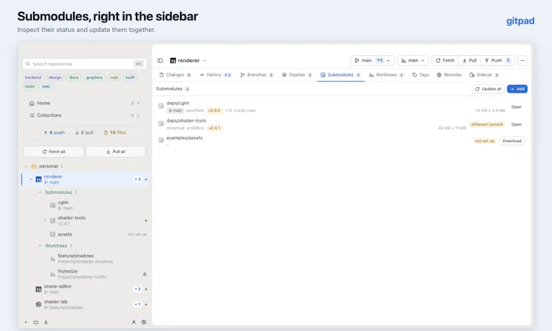 Gitpad screenshot 5