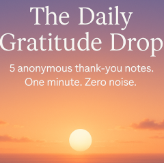 La baisse de la gratitude quotidienne