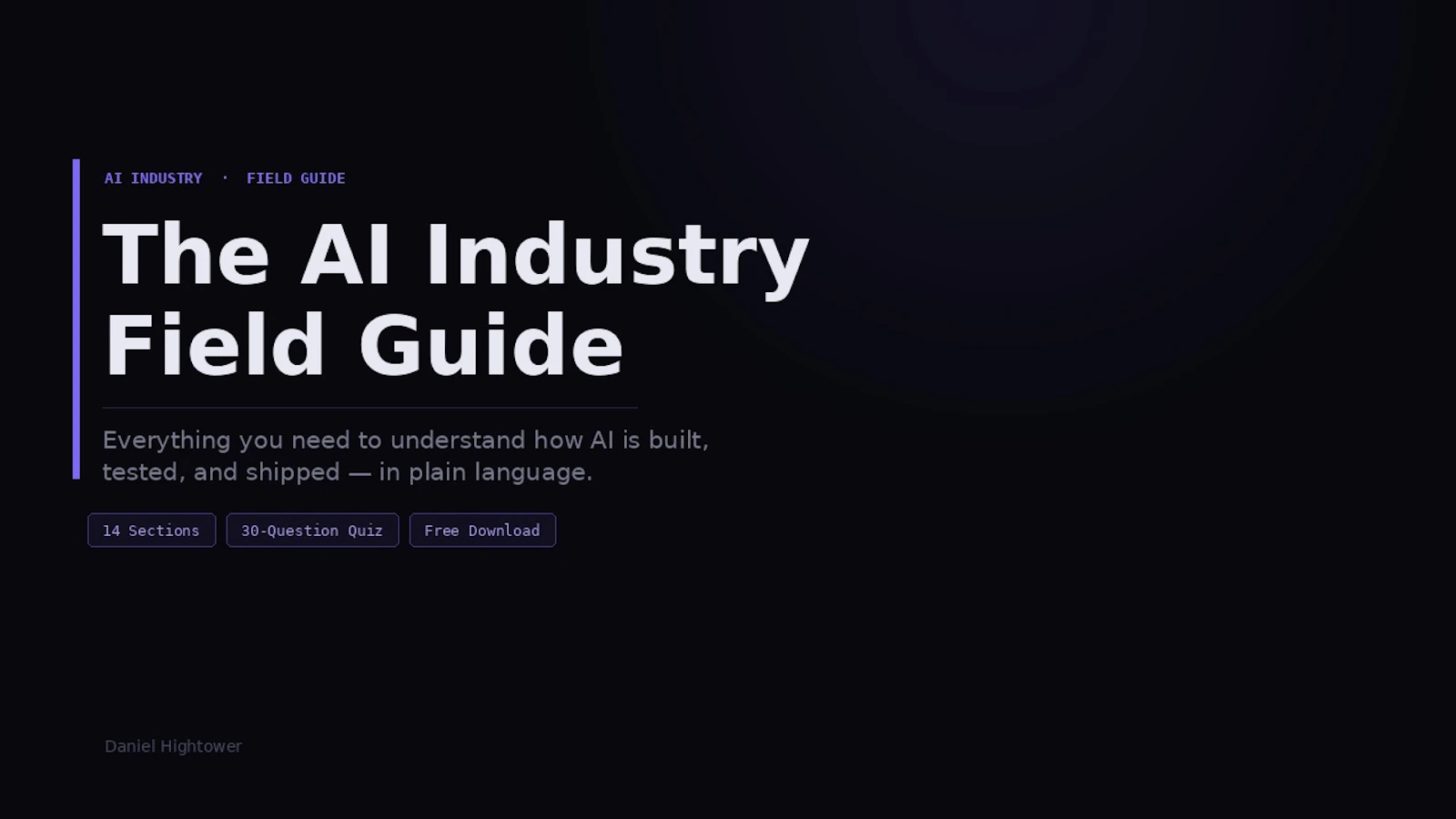 Name: The AI Industry Field Guide screenshot 1