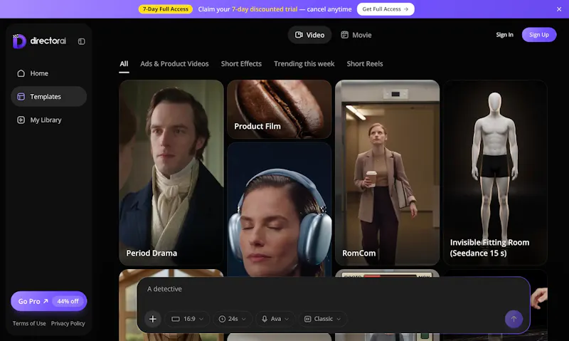 DirectorAI screenshot 2