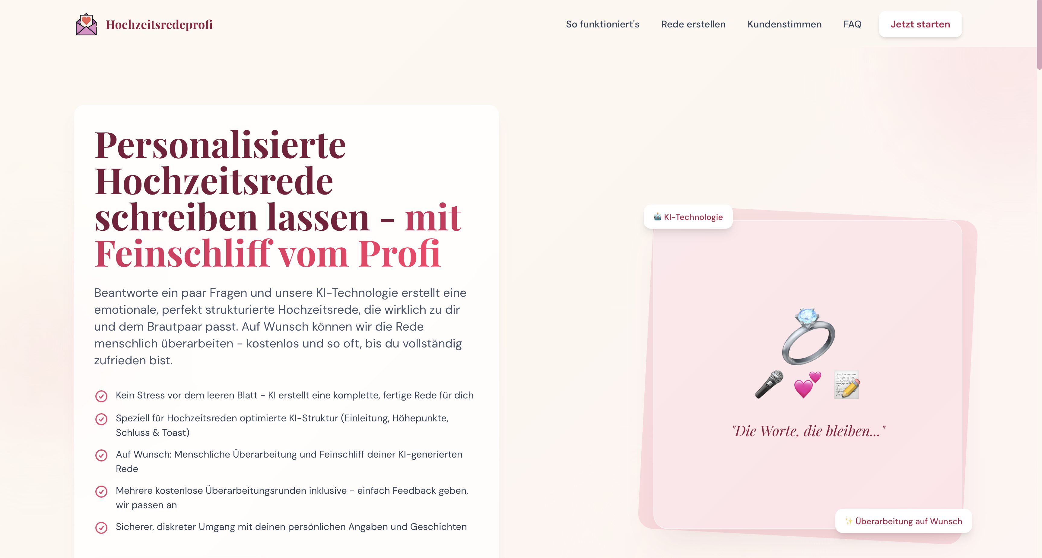 persönliche Rede zur Hochzeit gallery image