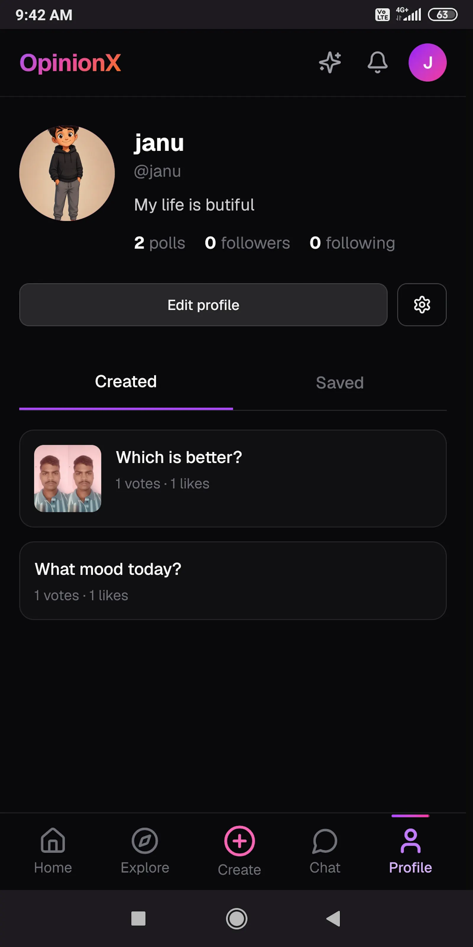 OpinionX — A/B Opinion Platform screenshot 1