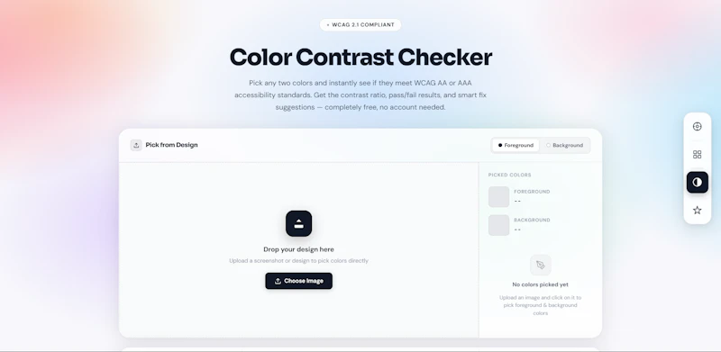 Color Contrast Checker screenshot 1