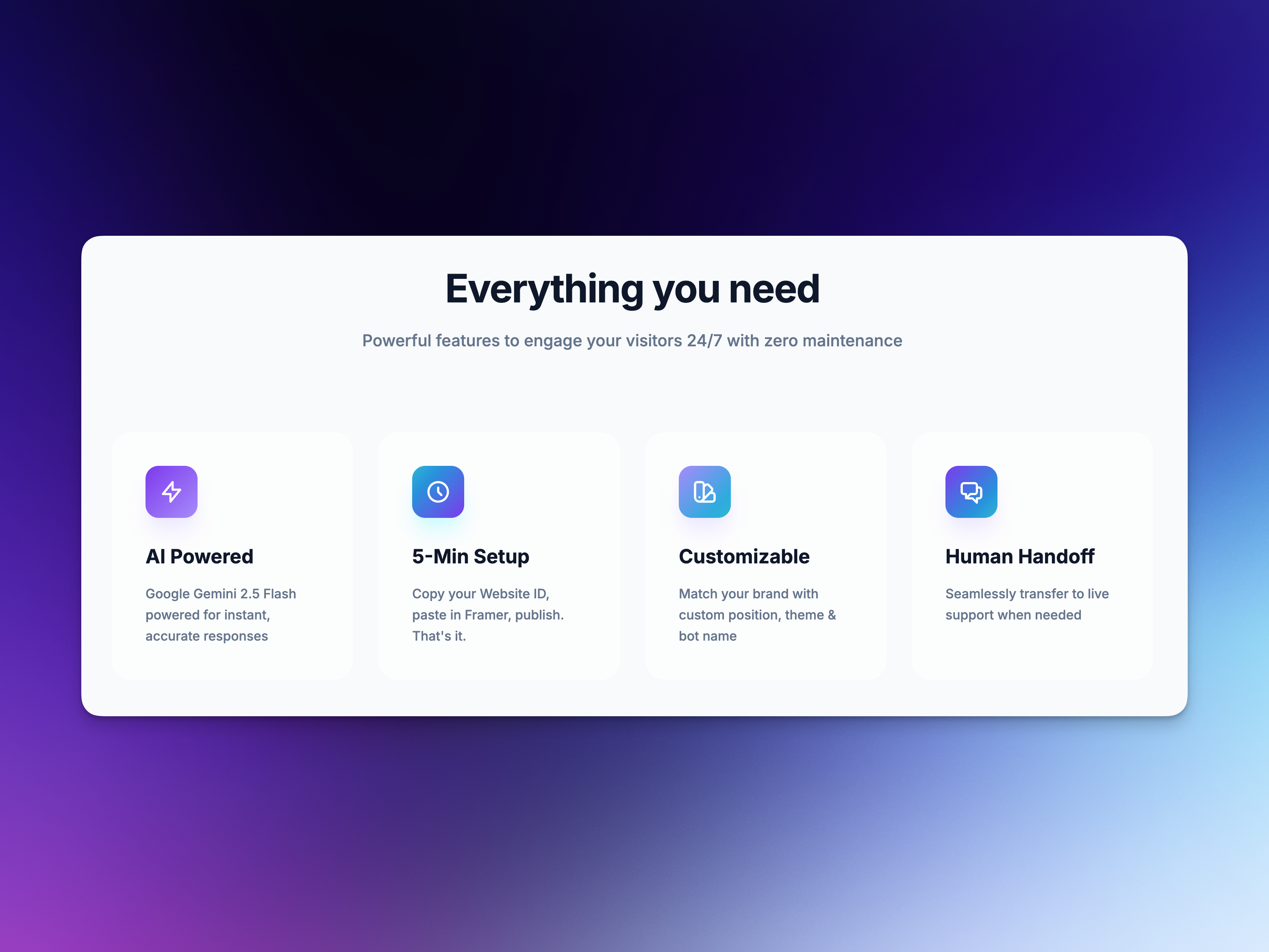 BubblaV AI Chatbot gallery image