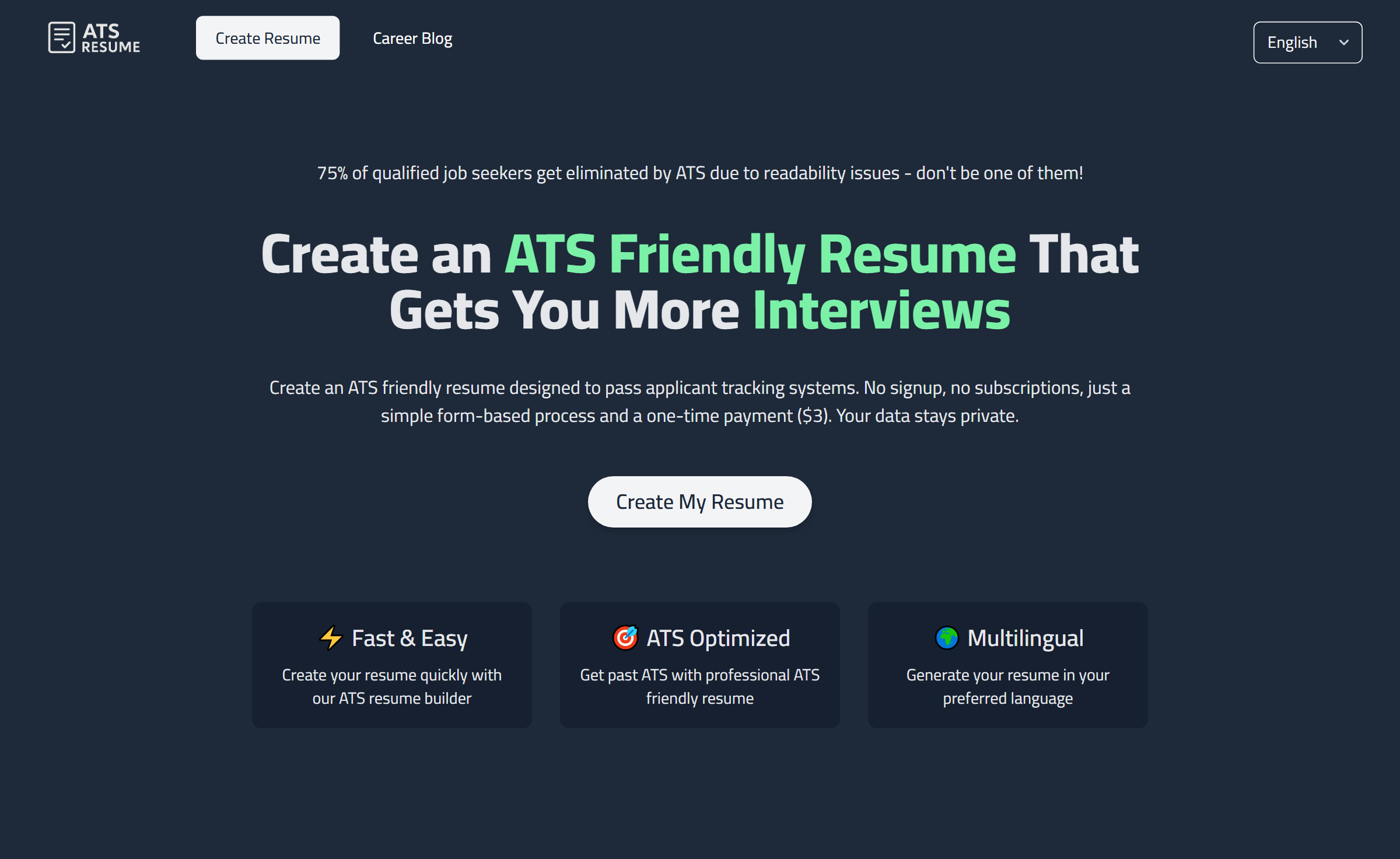 ATS Resume Builder gallery image