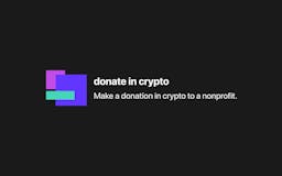 Donate in Crypto media 1