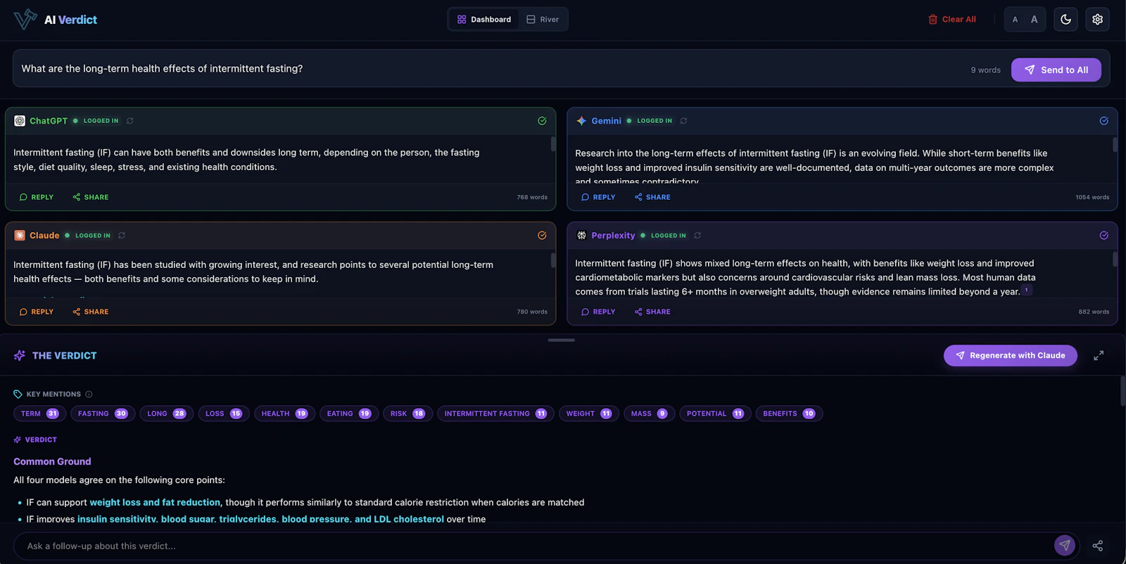 AI Verdict screenshot 1