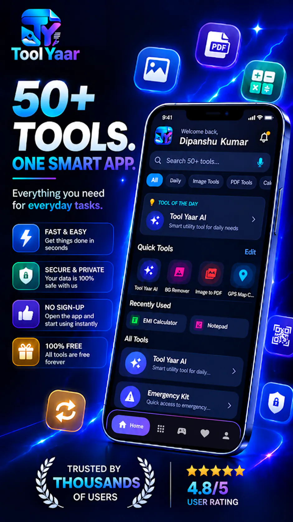 Tool Yaar: 50+ Smart Utilities in 1 App gallery image