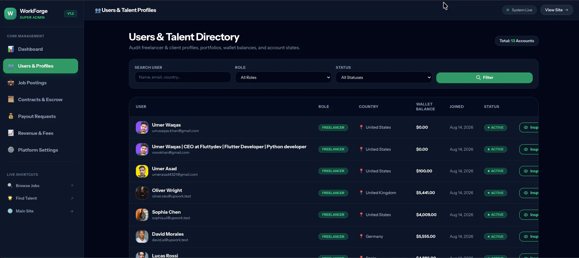 WorkForge — Upwork Clone Source Code gallery image