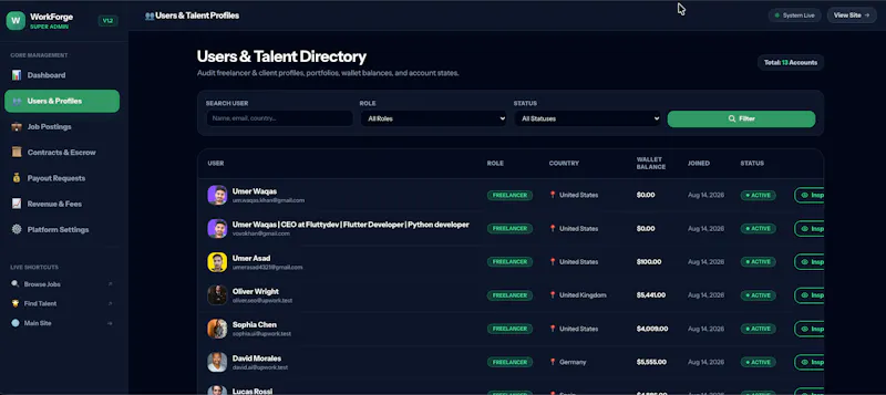 WorkForge — Upwork Clone Source Code screenshot 7