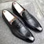 Handmade Men Black Leather Shoes