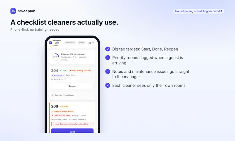 Sweeplan screenshot 3