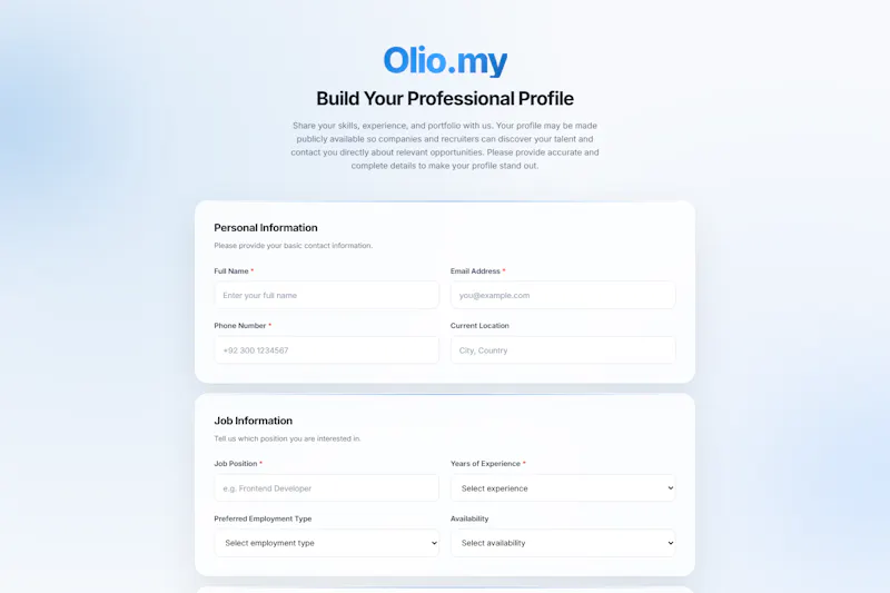 OLIO screenshot 3