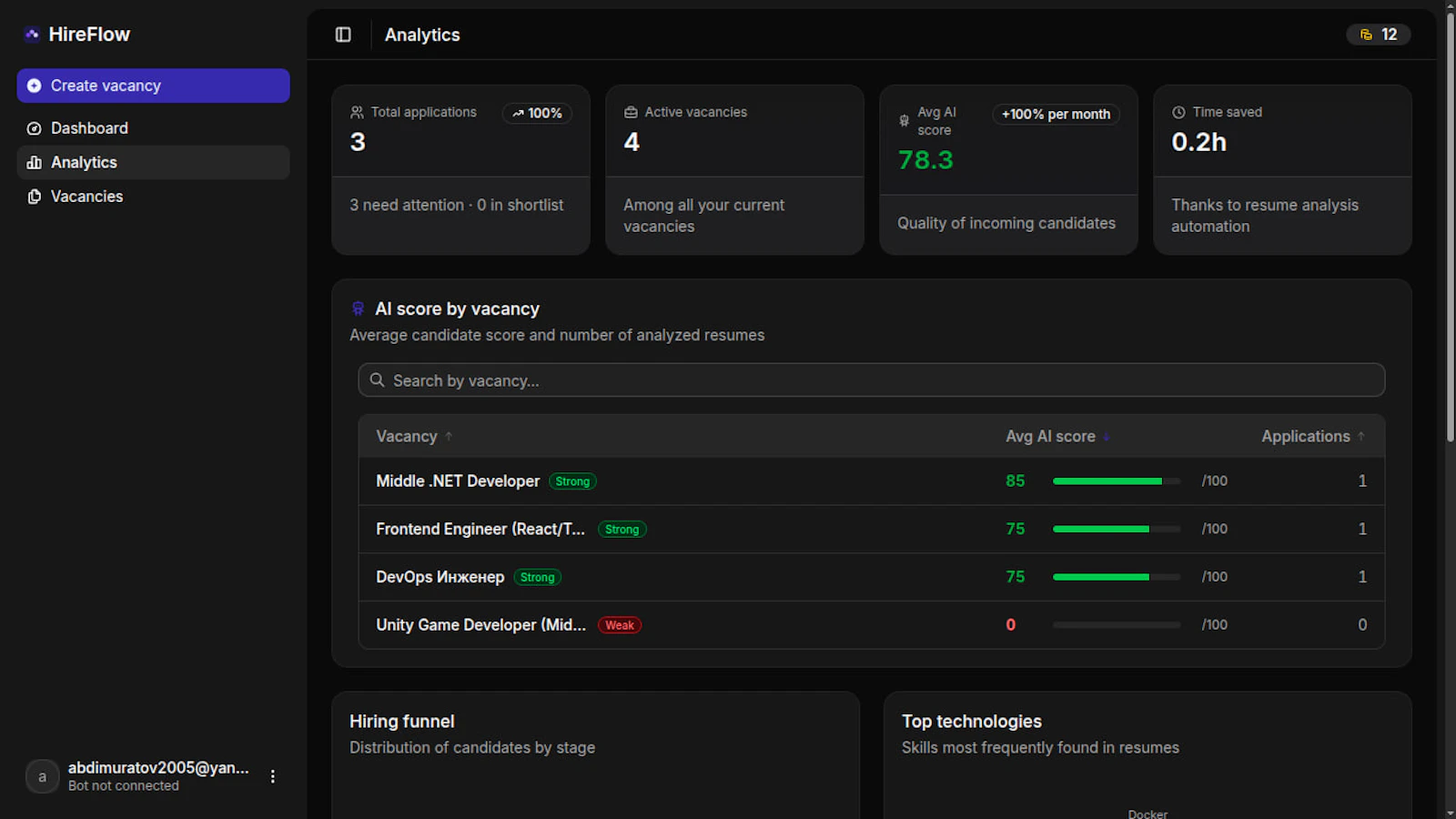 HireFlow screenshot 2