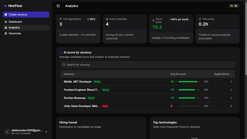 HireFlow screenshot 2