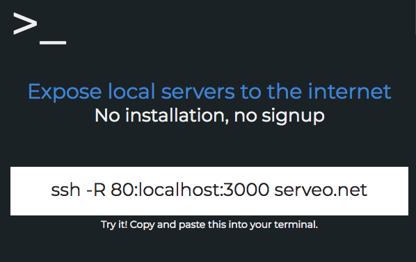 Serveo gallery image