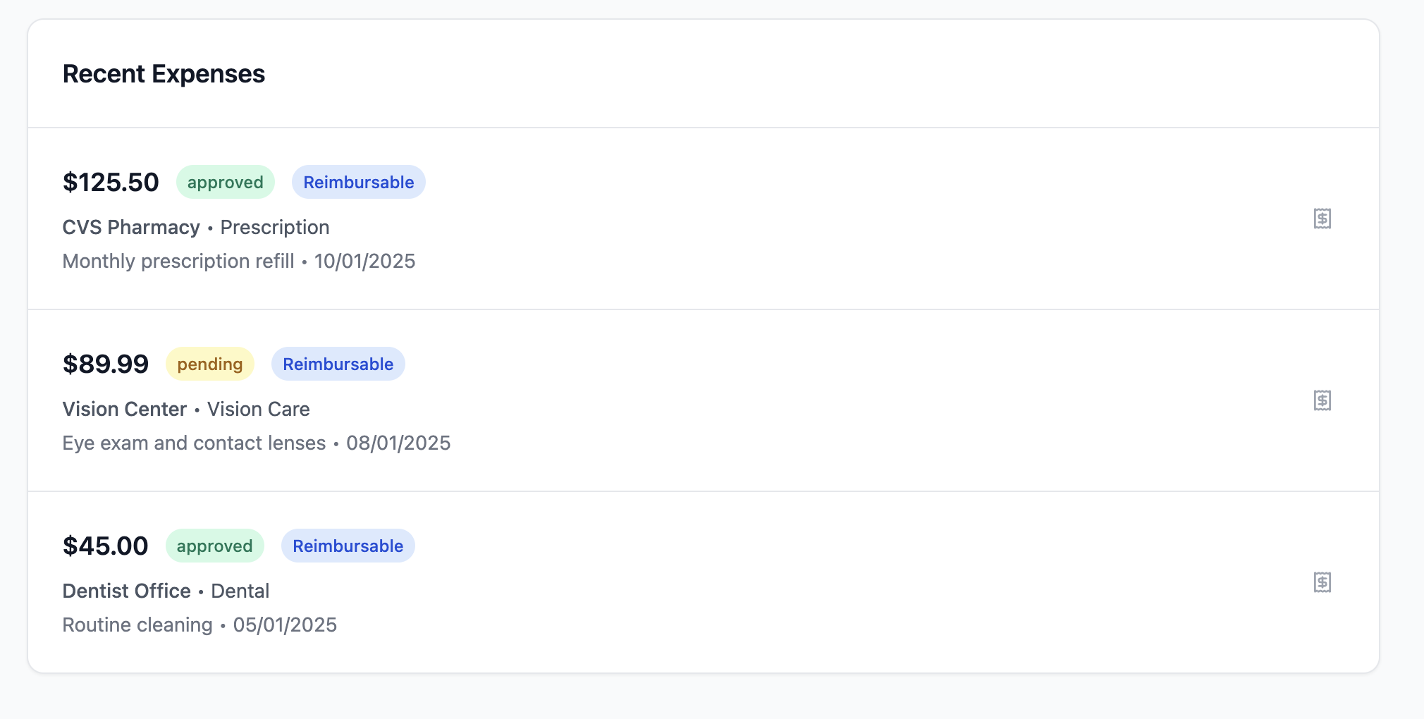 Applicazione del tracker a spese HSA/FSA - Tieni traccia delle tue spese FSA/HSA e prendi i contanti media 1
