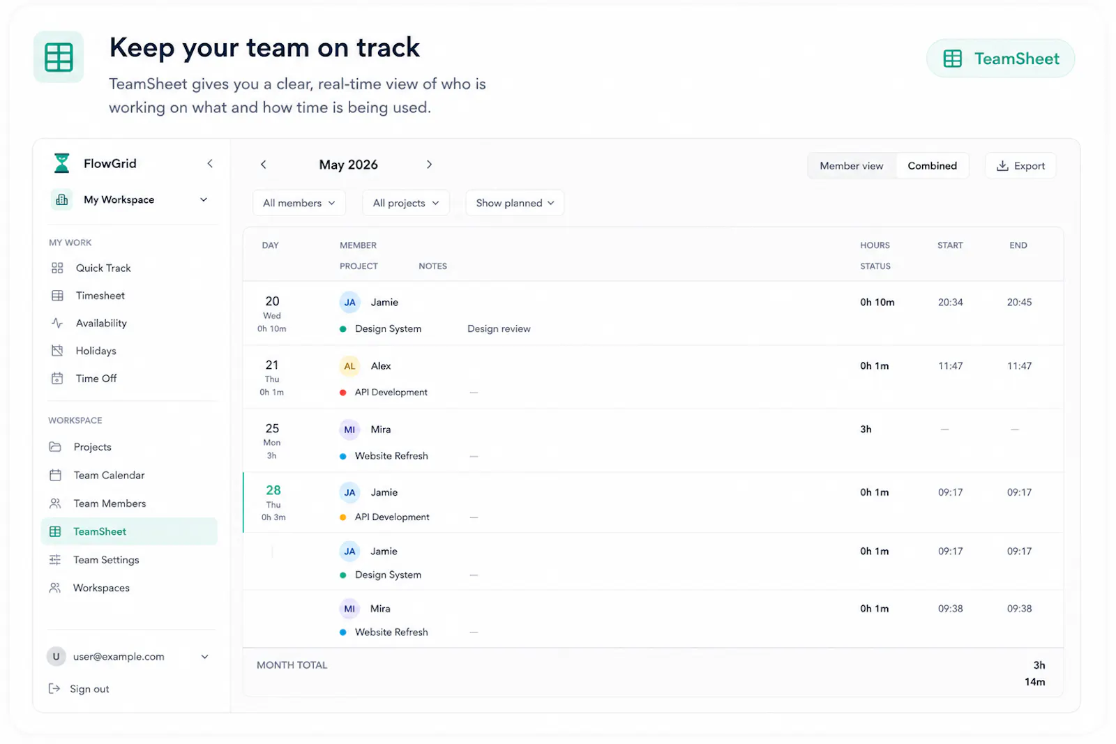 FlowGrid Tracking & Planning screenshot 9