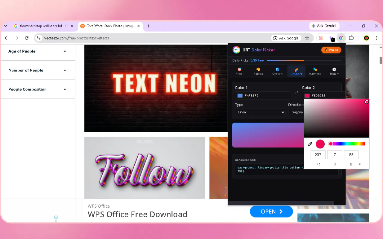 ONT Color Picker screenshot