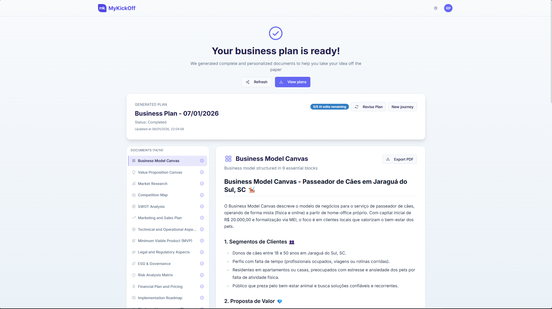 MyKickOff gallery image